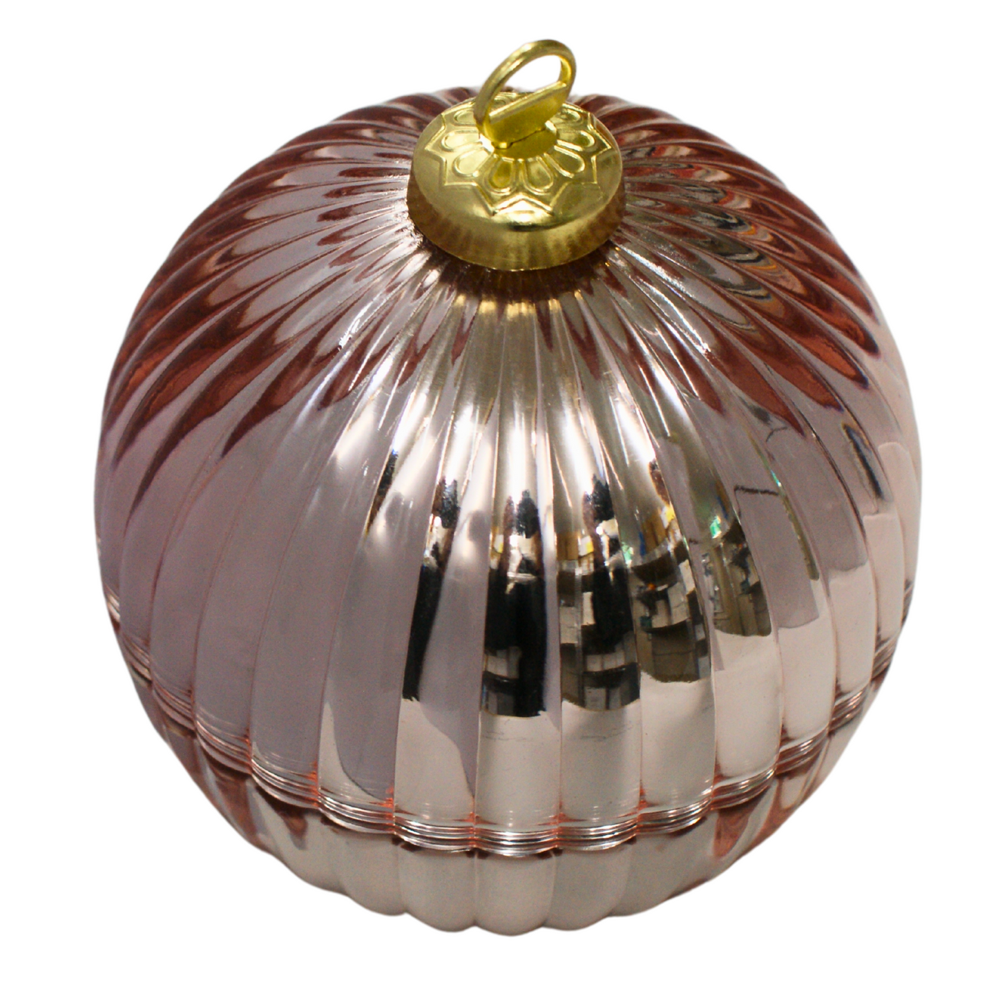 Christmas Bauble Rose Gold - Sugar Plum Fairy