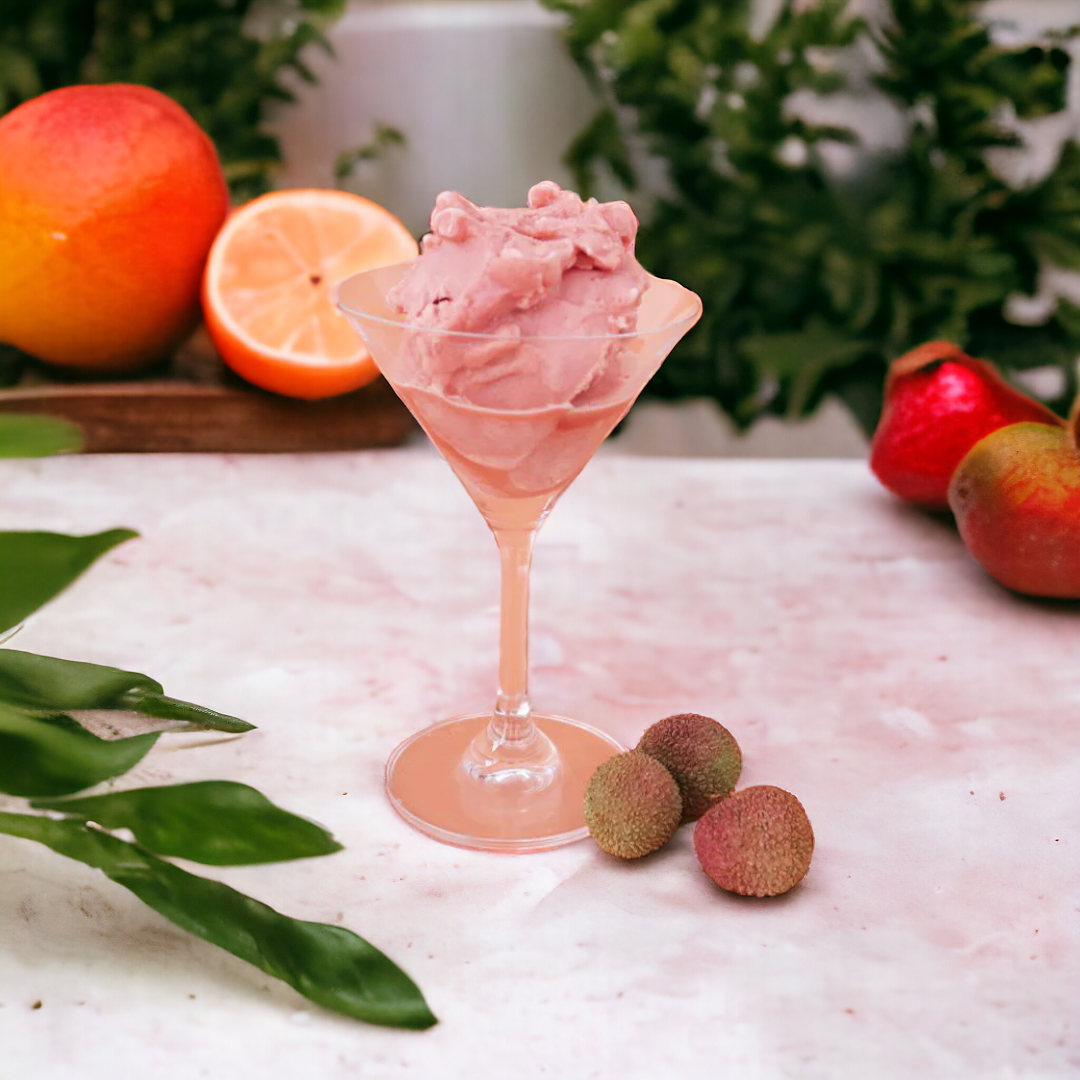 Chalk Mauve Candle - Guava Lychee Sorbet